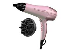 Uscator de par Remington Coconut Smooth D5901 2200 W Microparticule cocos Ionizare Roz