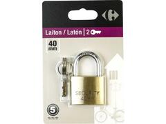 Lacat cu chei Carrefour, 40 mm