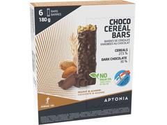 Baton de Cereale Migdale/Alune Învelit în Ciocolată Neagră 6x30 g