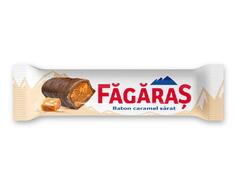 Baton cu 82% caramel sarat si glazura de cacao Fagaras 40g