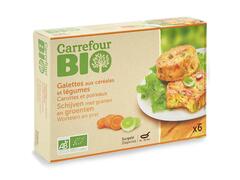 Clatite Cereale Legume Carrefour Bio 225G