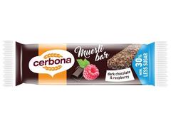 Baton De Cereale Cu Ciocolata Neagra Si Zmeura Cerbona 20G