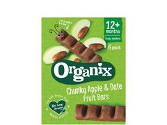 Organix Bio batoane ecologice din curmale si mere peste 12 luni 6 x 17 g