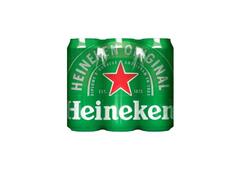 Bere blonda Premium doza Heineken 0.5L/6 pack