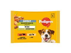 Hrana pentru caini adulti, 4x100g Pedigree