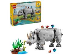 Lego Creator Animale Salbatice: Rinocer Maiestuos Cu Pasari