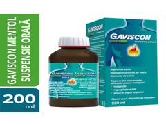 Gaviscon Mentol suspensie orala, 200 ml, Reckitt Benckiser Healthcare