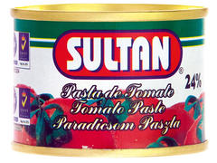 Pasta de tomate 24%  Sultan 70g cutie