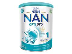 Nestlé  NAN OPTIPRO 1 HMO, formula de lapte pentru bebelusi de la nastere, lapte de inceput 800g