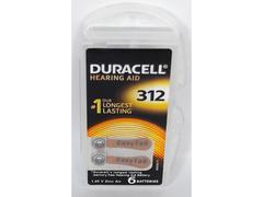 Set x 6 baterii pentru aparat auditiv Duracell HA ZA 312