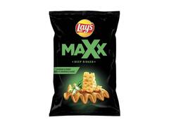 Lay's Maxx chipsuri din cartofi cu cascaval si ceapa, 115g