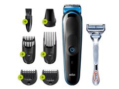 Kit de ingrijire multifunctional 7-in-1 Braun MGK3242, 4 piepteni, Autonomie 80 min + Aparat de ras Gillette SkinGuard