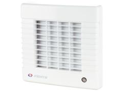 Ventilator de baie Vents, jaluzele automate, timer, D 150 mm, 26 W, 2400 rpm, 295 mc/h, alb