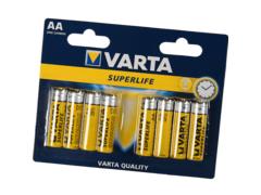 Baterie Varta Superlife Micro, R3 / AA, Zinc-Carbon, 8 buc