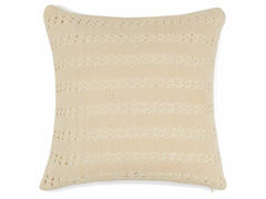 Perna tricotata POINTELLE 45x45cm natural
