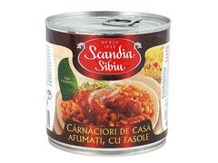 Conserva carnaciori+fasole 400 g Scandia