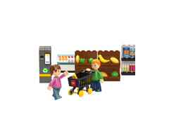 Blockz Set raion produse proaspete 80 piese