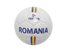 Minge fotbal Top Life Romania, marimea 1, Alb