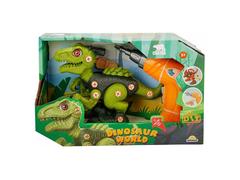 Set de asamblat cu dinozaur Crazoo Dinosaur World, Multicolor