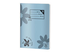 Caiet capsat Pigna Basic 48 de file A5, velin, diverse culori