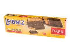 Leibniz Dark biscuiti glazura ciocolata neagra 125 g