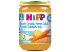 Hipp Meniu Morcovi Si Cartofi Cu Somon Salbatic 190G