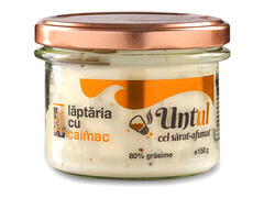 Unt sarat si afumat Laptaria cu caimac, 80% grasime, 150 g