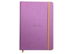 Agenda A5, 80 file, dictando, softcover, Rhodiorama, lilac