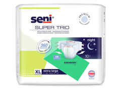 Absorbante pentru incontinenta Seni Super Trio, marimea XL, 10 bucati