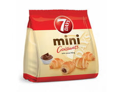 7Days Mini Croasante Cu Umplutura Cu Cacao 185G