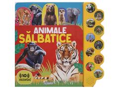 Animale salbatice. Carte sonora cu 10 sunete