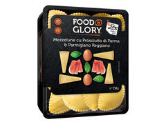 Food & Glory, Paste cu ou, umplute cu prosciutto di parma si branza parmigiano reggiano 250g