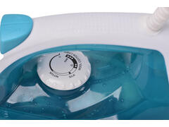Fier de calcat Qilive Q.5843, 2200W, capacitate 190 ml, jet de abur 120 g/min, albastru deschis