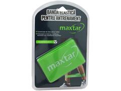 Banda elastica pentru antrenament Maxtar, latex, 50x5x0.06 cm, Verde