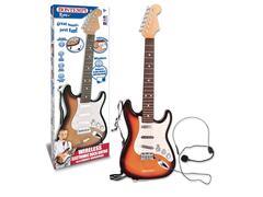 Chitara rock electronica cu microfon, Bontempi, Wireless, 67 cm