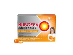 NUROFEN JUNIOR 7ANI+ PORTOCALE 100MG X 24 CAPSULE MASTICABILE MOI