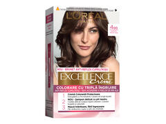 Vopsea de par 160 ml L'Oreal Excellence Creme 4 - Natural Dark Brown