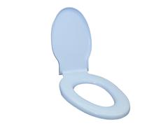 Capac WC Romtatay Unic, polipropilena, bleu, 48x39x5 cm