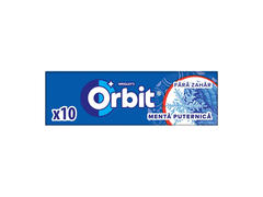 Guma de mestecat cu arome de menta si mentol Orbit Winterfrost, 10 bucati, 14 g