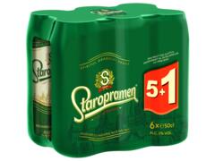 Bere Blonda Staropramen 6X0.5L(5+1)