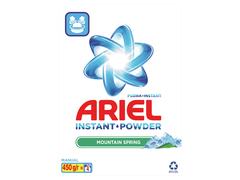 Detergent de rufe pudra manual Ariel Mountain Spring 450 g, 4 spalari
