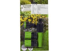 Set de accesorii stropit GD 69455, 4 piese, ABS/PP, Negru/Verde