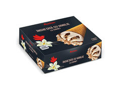 Pachet de inghetata la cornet cu vanilie, arahide si glazura de cacao Auchan, 6 x 65 g