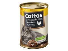 Cattos Hrană Umedă Pentru Pisici De Pui 415G