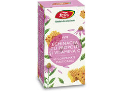 Echinacea cu propolis & vitamina C 63 comprimate masticabile Fares