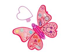 Set de machiaj cu 4 straturi in forma de fluture, Pretty Pinky