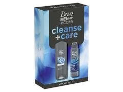 Set Cadou Dove Men+Care Gel de dus Clean Comfort 250ml & Dove Men+Care Deodorant Spray Clean 150ml