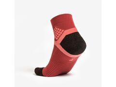 Set 2 perechi de șosete lungi Drumeție Hike 500 Roșu Adulți - 43/46