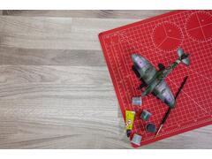 Set de constructie, Airfix Starter Set, Supermarine Spitfire Mkvc, 26 piese