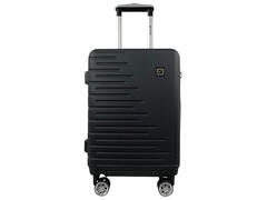 Troler Airport Equal cu 4 roti duble, 36 x 55 x 20 cm, marime S, culoare negru